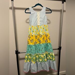 Matilda Jane Floral and Striped Kids Dress